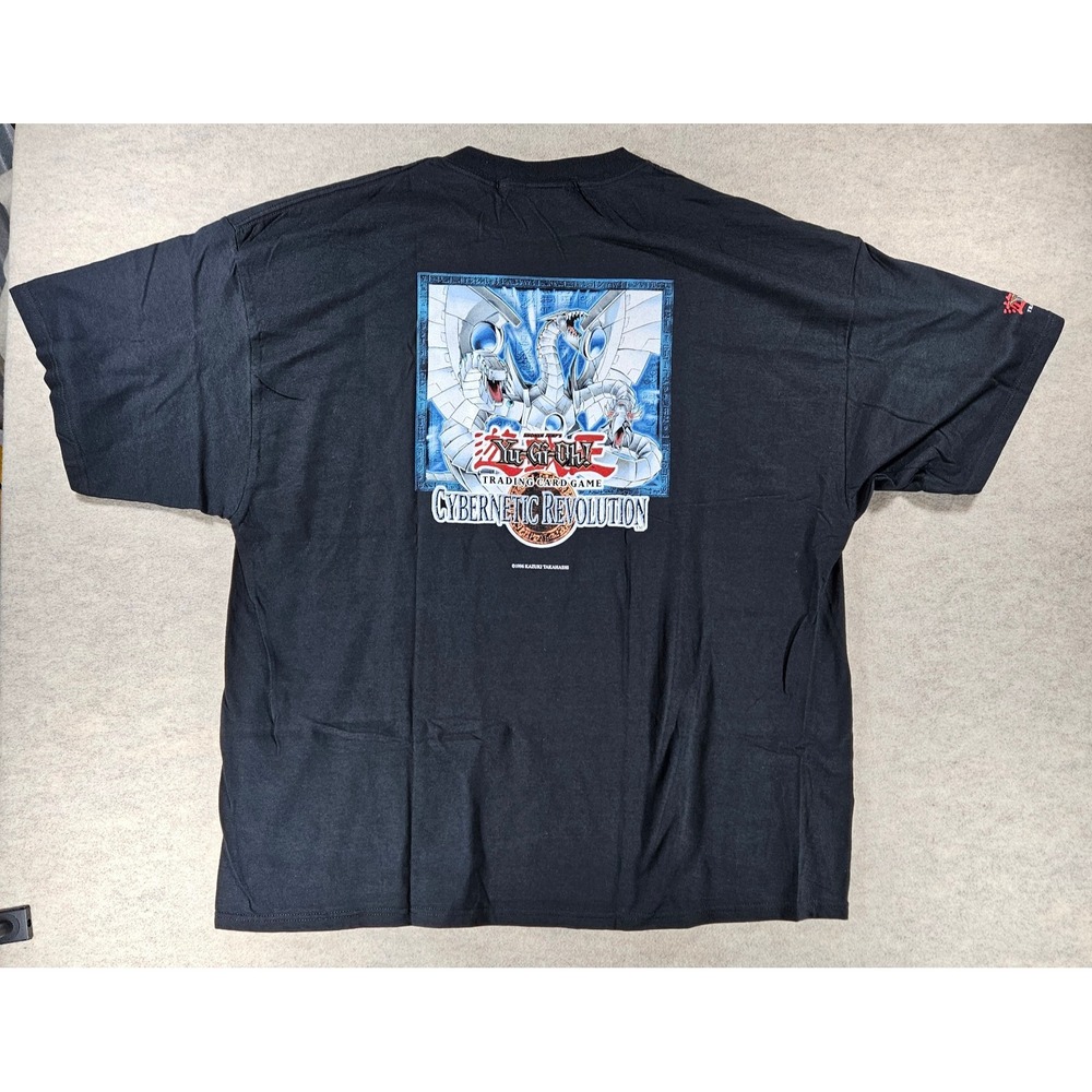 Vintage 2005 Yu-Gi-Oh Cybernetic Revolution Promo T Shirt 3XL Deadstock NOS